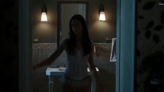 Odette Yustman in Panties, Cameltoe and Bare Back on The Unborn