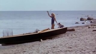 Kyra Sedgwick in swimsuit in Losing Chase