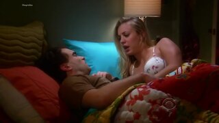 Kaley Cuoco in Bra on The Big Bang Theory s02e15