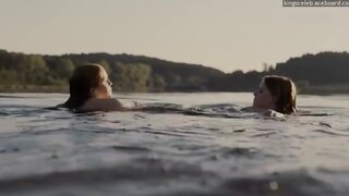 Jennifer Ulrich and Paula Kalenberg Skinny Dipping from Die Wolke