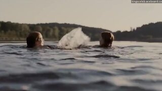 Jennifer Ulrich and Paula Kalenberg Skinny Dipping from Die Wolke
