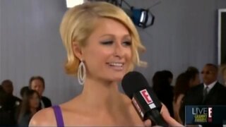 Paris Hilton from the 2009 Grammy preshow