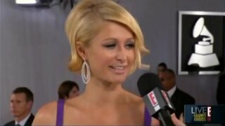 Paris Hilton from the 2009 Grammy preshow