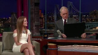 Isla Fisher on The Late Show with David Letterman