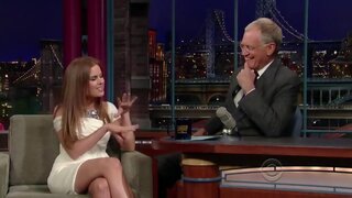 Isla Fisher on The Late Show with David Letterman