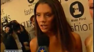 Victoria Beckham and Emma Bunton Cleavage at VH1 Fashion Awards on Access Hollywood