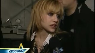 Rihanna, Brittany Murphy and Natasha Henstridge at BCBG Max Azria Show