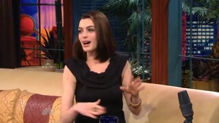 Anne Hathaway on the Tonight Show
