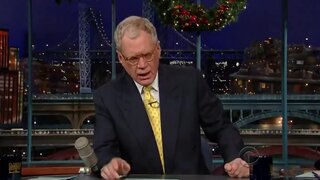 Jennifer Aniston on Letterman