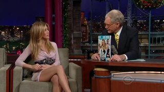Jennifer Aniston on Letterman