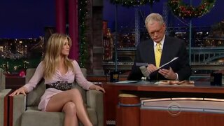 Jennifer Aniston on Letterman