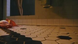 Crystal Lowe Showering in Black Christmas