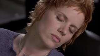 Kim Dickens Bare Breast in Hollow Man