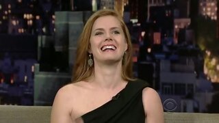 Amy Adams on The Late Show with David Letterman