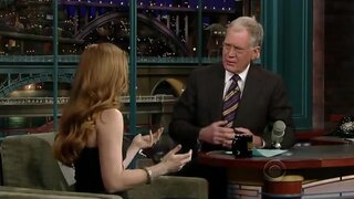 Amy Adams on The Late Show with David Letterman