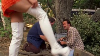 Nadine Velazquez bouncing breasts on My Name Is Earl
