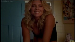 Peta Wilson Downblouse and Handcuffed