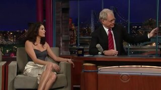 Teri Hatcher on Letterman