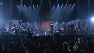 Mariah Carey Performing at the AMAa