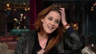 Kristen Stewart on Letterman