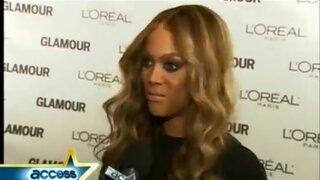 Tyra Banks at Glamour Women Of The Year