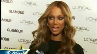 Tyra Banks at Glamour Women Of The Year