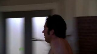 Yvonne Strahovski Showering in Underwear on Chuck s2e07