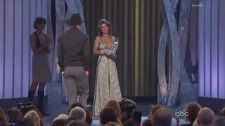 Shania Twain Cleavage at CMAs