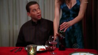 Marin Hinkle Cleavage on Two And A Half Men s06e07