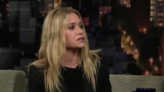 Ashley Olsen on The Late Show with David Letterman