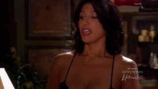 Wendy Davis huge Tits, huge Cleavage on Army Wives s02e18