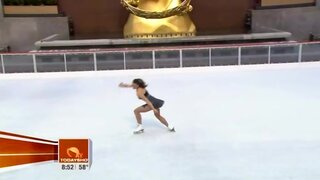 Emily Hughes Performing on the Today Show