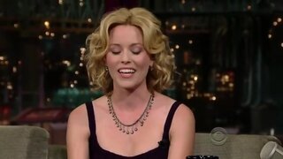 Elizabeth Banks on Letterman