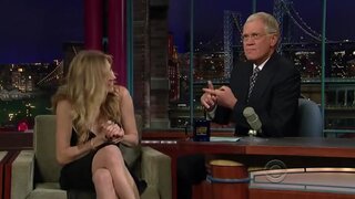 Sarah Chalke on The Late Show with David Letterman