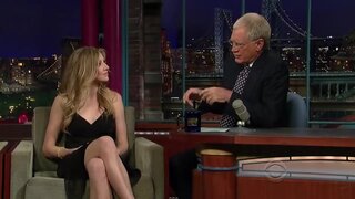 Sarah Chalke on The Late Show with David Letterman