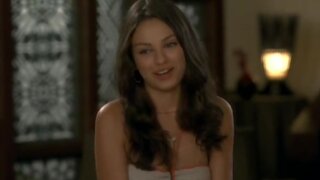 Mila Kunis Cleavage, Upskirt and in wet clothes in Forgetting Sarah Marshall