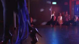 Toni Collette in Underwear pole dancing in Hey Hey Its Esther Blueberger