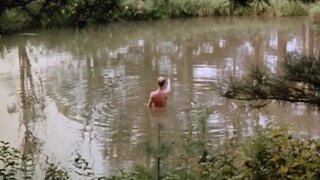 Amy Ingersoll Undressed outside in Knightriders