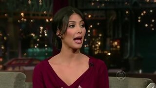 Kim Kardashian on The Late Show with David Letterman