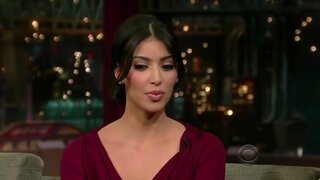 Kim Kardashian on The Late Show with David Letterman