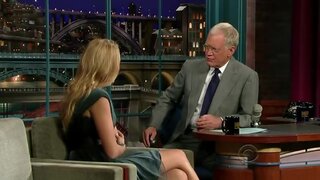 Blake Lively on The Late Show with David Letterman