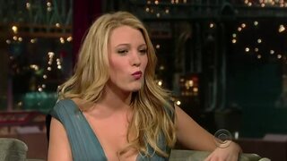 Blake Lively on The Late Show with David Letterman