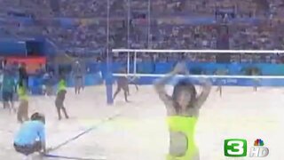 Olympic cheerleader news blip