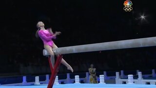Nastia Liukin Exhibition Routine on the Beam