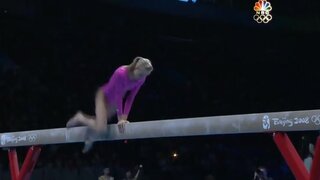Nastia Liukin Exhibition Routine on the Beam