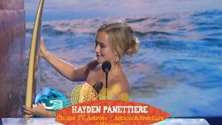 Hayden Panettiere at the Teen Choice Awards 2008