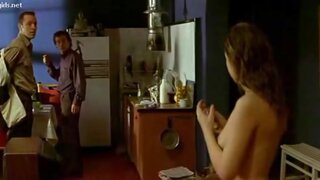 Silvia Abascal Completely Nude walking around in La Voz de su Amo