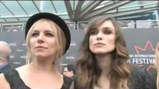 Keira Knightley and Sienna Miller at Edinburgh Film Festival Opening