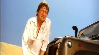 Sandy Moelling in Bikini and Wet T-Shirt