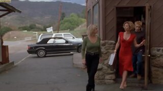 Erika Eleniak and Julie DuPage walking in Betrayal